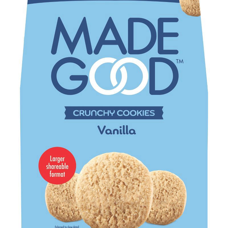 slide 1 of 8, MadeGood Cookies Vanilla Crunch,