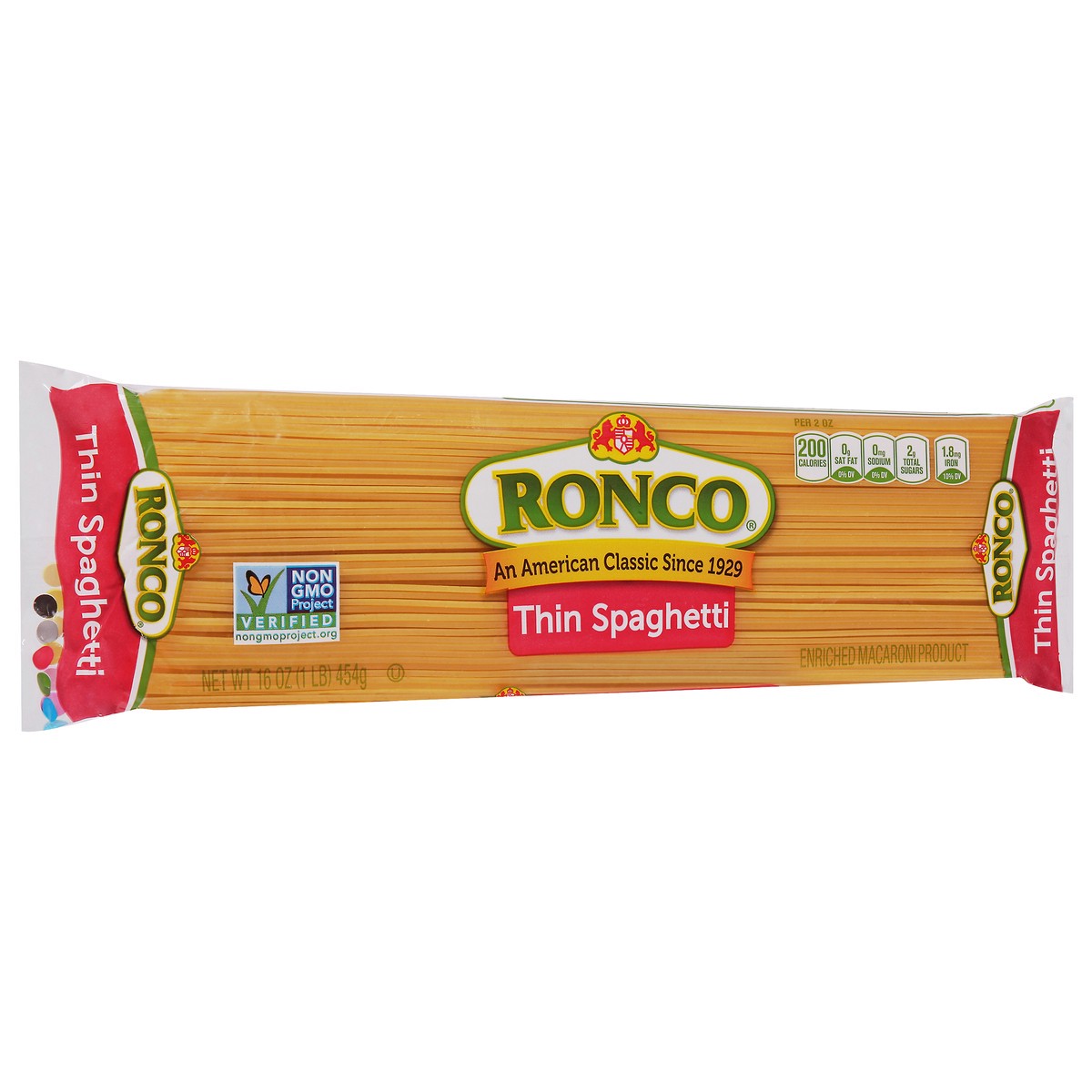 slide 11 of 14, Ronco Thin Spaghetti, 16 oz