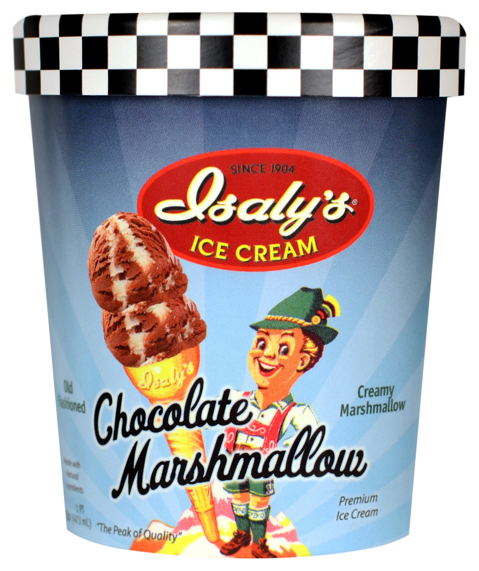 slide 1 of 1, Isaly's Chocolate Marshmallow Ice Cream, 16 oz