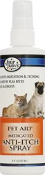 Four Paws Healthy Promise Pet Aid Fast-Acting Anti-Itch Spray for Dogs & Cats 8 oz