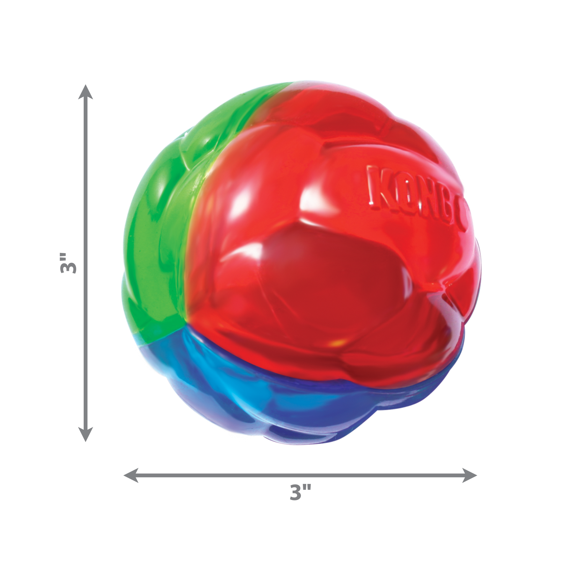 slide 2 of 4, KONG Twistz Ball Lg, 1 ct