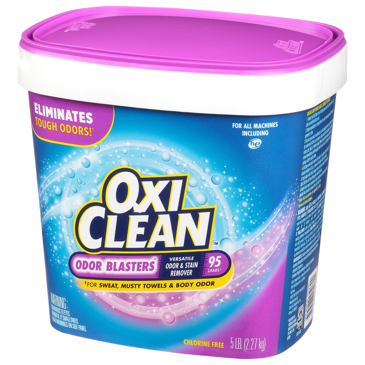 slide 6 of 9, Oxi-Clean Odor Blasters Versatile Odor and Stain Remover Powder, 5 lb, 5 lb