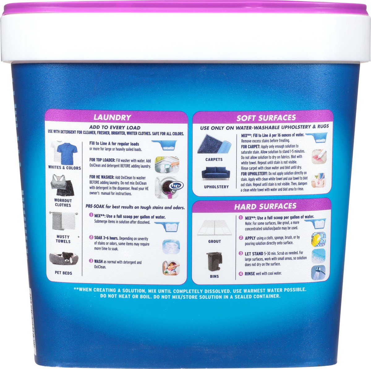 slide 7 of 9, Oxi-Clean Odor Blasters Versatile Odor and Stain Remover Powder, 5 lb, 5 lb