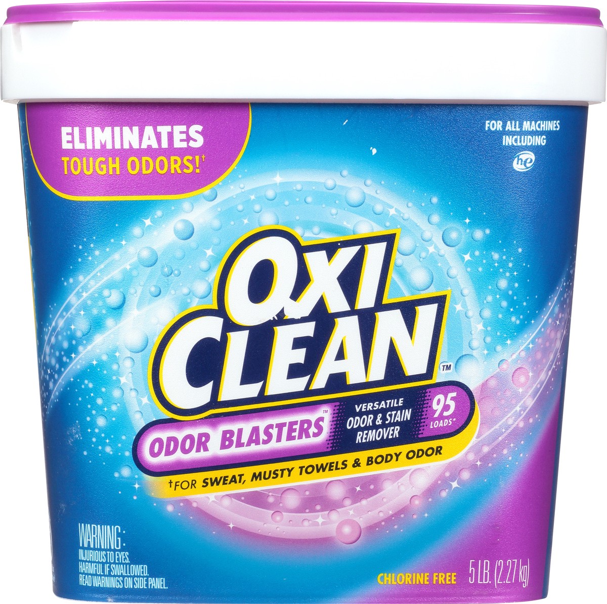 slide 4 of 9, Oxi-Clean Odor Blasters Versatile Odor and Stain Remover Powder, 5 lb, 5 lb