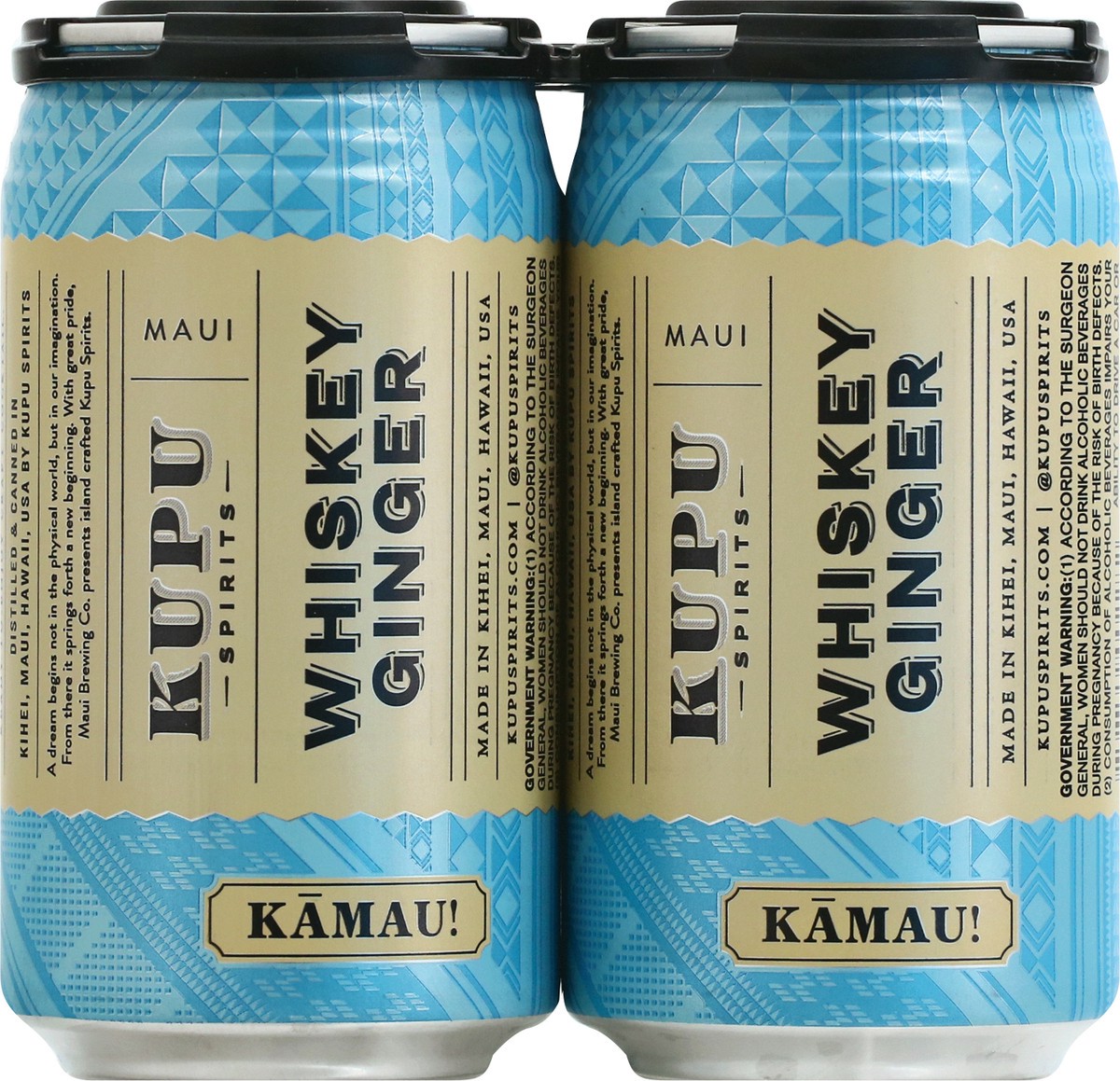 slide 2 of 11, Kupu Spirits Whiskey Ginger Beer - 4 ct, 4 ct