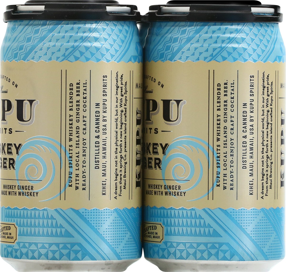 slide 8 of 11, Kupu Spirits Whiskey Ginger Beer - 4 ct, 4 ct