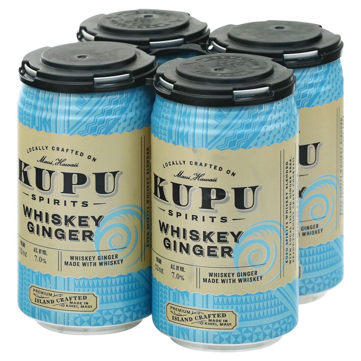 slide 11 of 11, Kupu Spirits Whiskey Ginger Beer - 4 ct, 4 ct