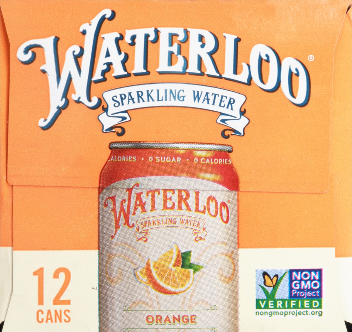 slide 3 of 13, Waterloo Sparkling Water Orange - 144 oz, 12 ct