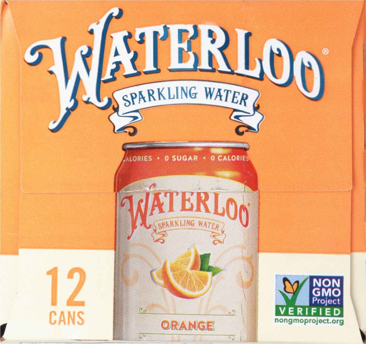 slide 7 of 13, Waterloo Sparkling Water Orange - 144 oz, 12 ct