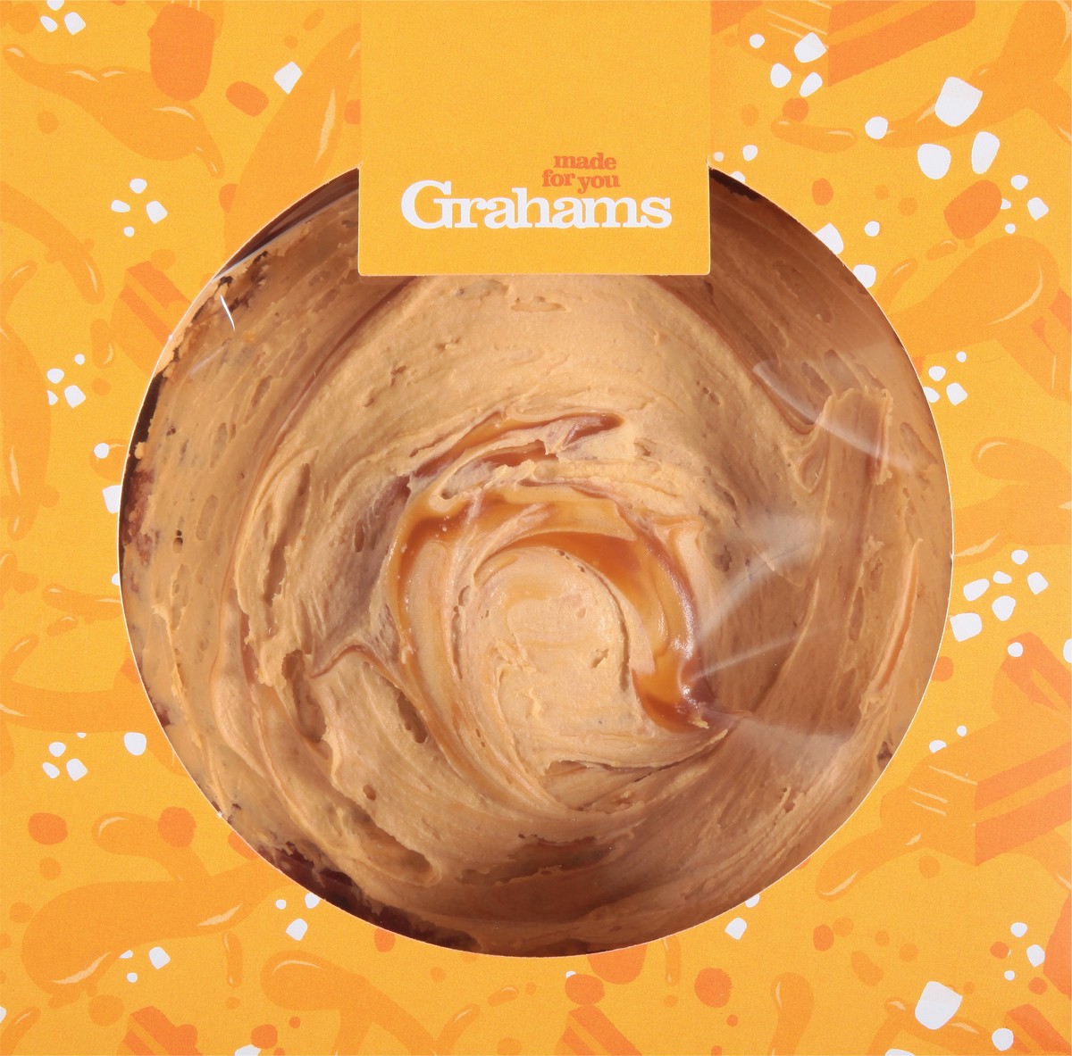 slide 9 of 9, Grahams Salted Caramel Sponge Cake 13.4 oz, 13.4 oz