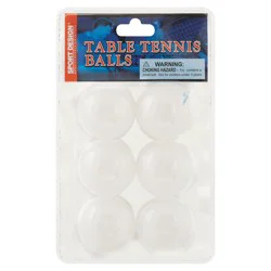 Table Tennis Balls 6Ct