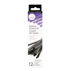 Daler-Rowney Simply Willow Charcoal - Black