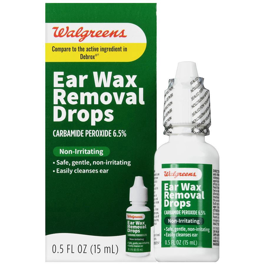 slide 1 of 5, Walgreens Ear Wax Removal Drops, 0.5 fl oz