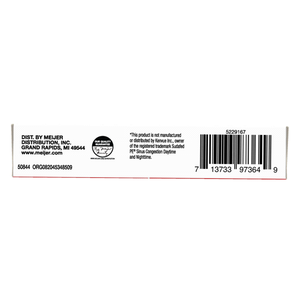slide 11 of 21, Meijer PE Sinus Congestion, 1 ct