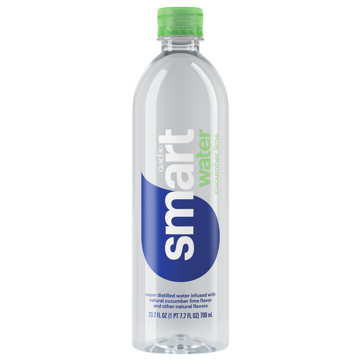 slide 1 of 7, Smartwater Cucumber Lime, Vapor Distilled Premium Bottled Water, 23.7 Fl Oz, 23.7 fl oz