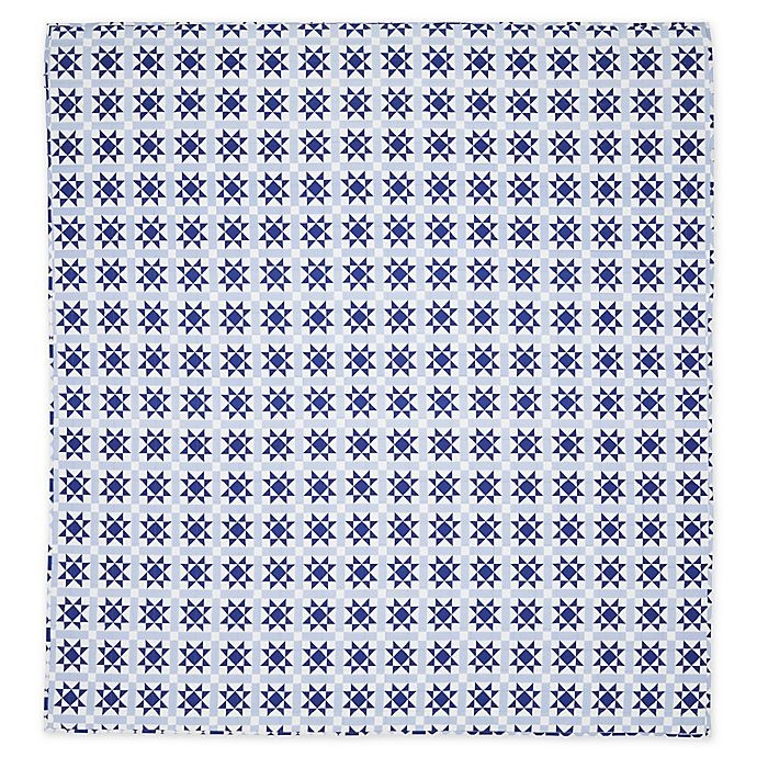 slide 1 of 2, Calvin Klein Abigail King Quilt - White/Cobalt, 1 ct