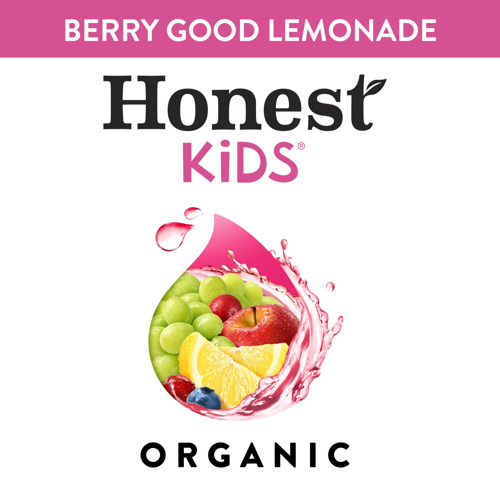 slide 12 of 13, Honest Thirst Quencher, Lower-Sugar Organic, Berry Berry Good Lemonade - 8 ct, 8 ct