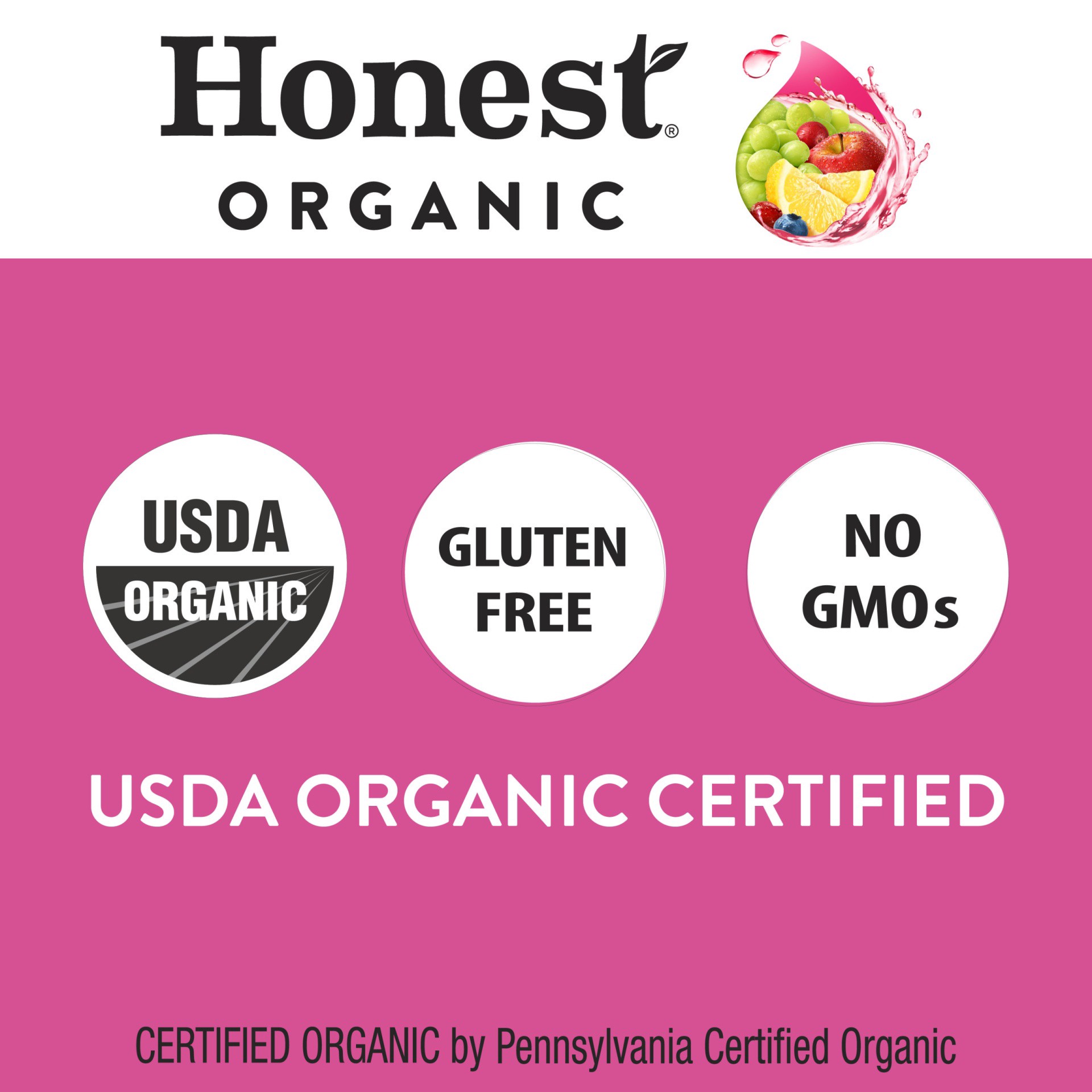 slide 9 of 13, Honest Thirst Quencher, Lower-Sugar Organic, Berry Berry Good Lemonade - 8 ct, 8 ct