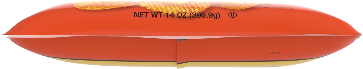 slide 6 of 7, Utz Ripples Barbeque Potato Chips Big Bag 14 oz, 14 oz