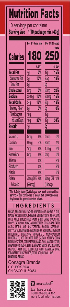 slide 5 of 13, Duncan Hines Signature Perfectly Moist Strawberry Supreme Cake Mix 15.25 oz, 15.25 oz