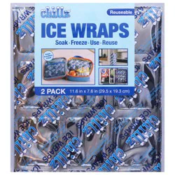 Chillz Reuseable Ice Wraps 2 ea