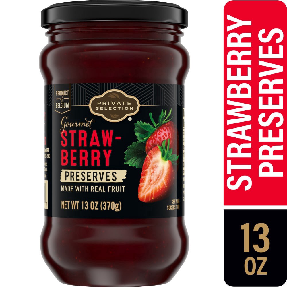 slide 2 of 4, Private Selection Strawberry Preserves, 13 oz