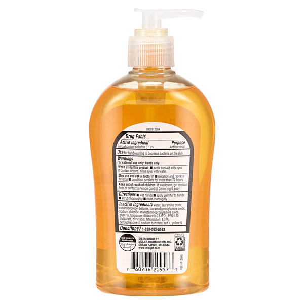 slide 4 of 5, Meijer Antibacterial Hand Soap, 11.25 oz