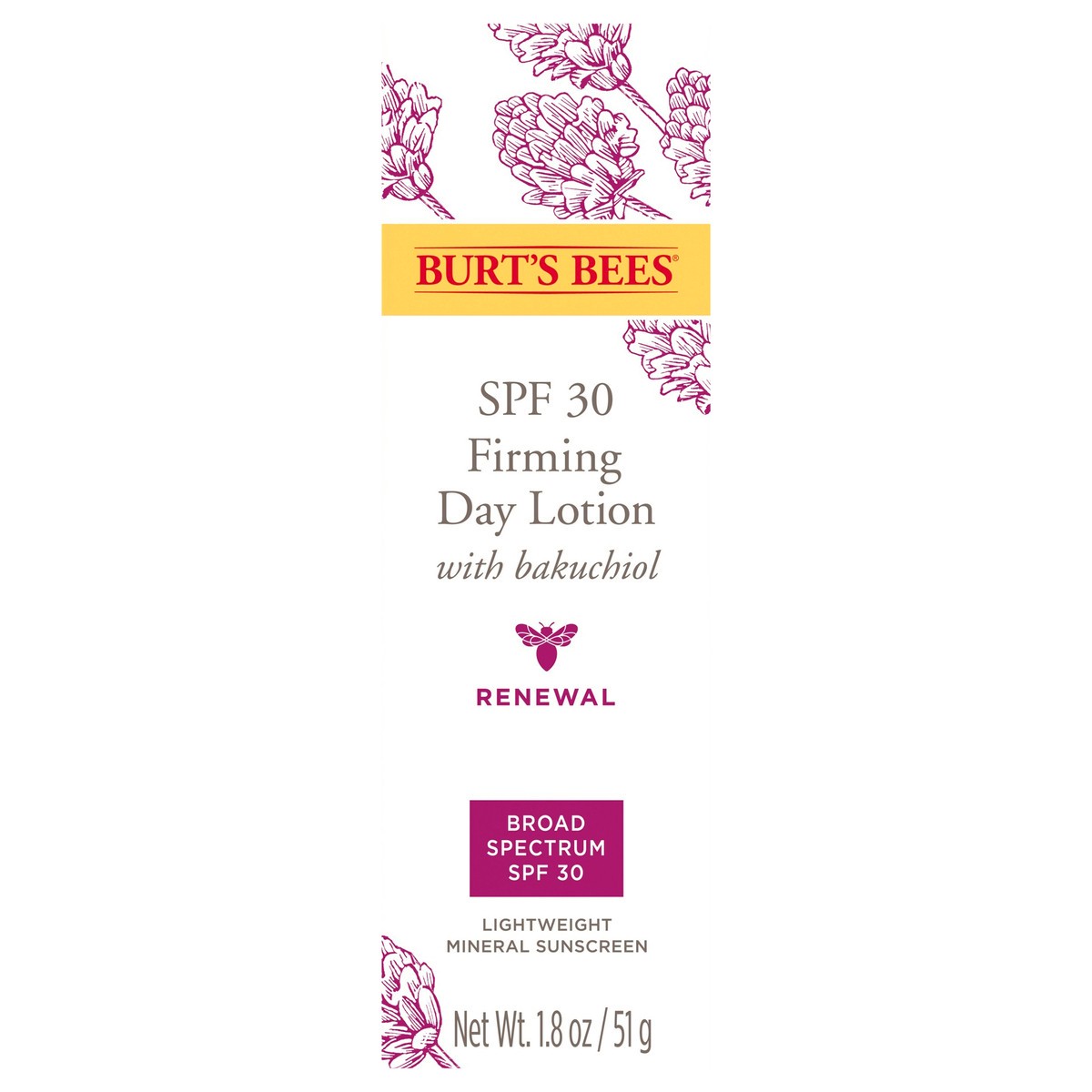 slide 1 of 22, Burt's Bees Renewal Firming Day Lotion - SPF 30 - 1.8oz, 1.8 oz