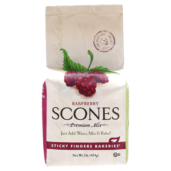 slide 1 of 1, Sticky Fingers Raspberry Scone Mix, 