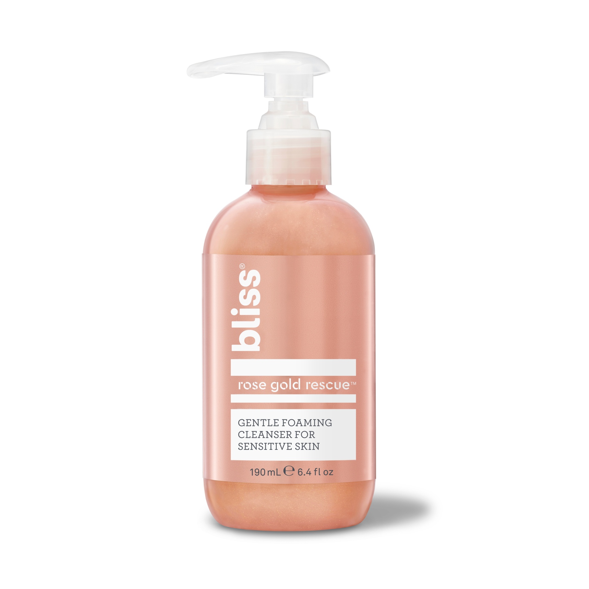slide 1 of 3, Bliss Rose Gold Rescue Soothing Facial Cleanser, 6.4 fl oz