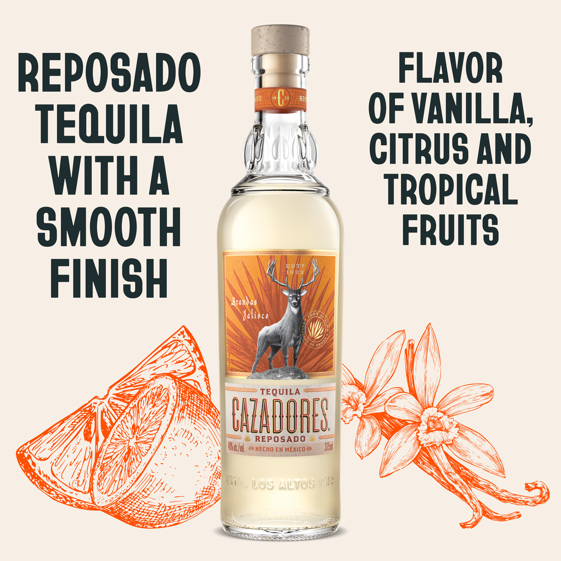 slide 2 of 5, Cazadores Reporsado, 375 ml