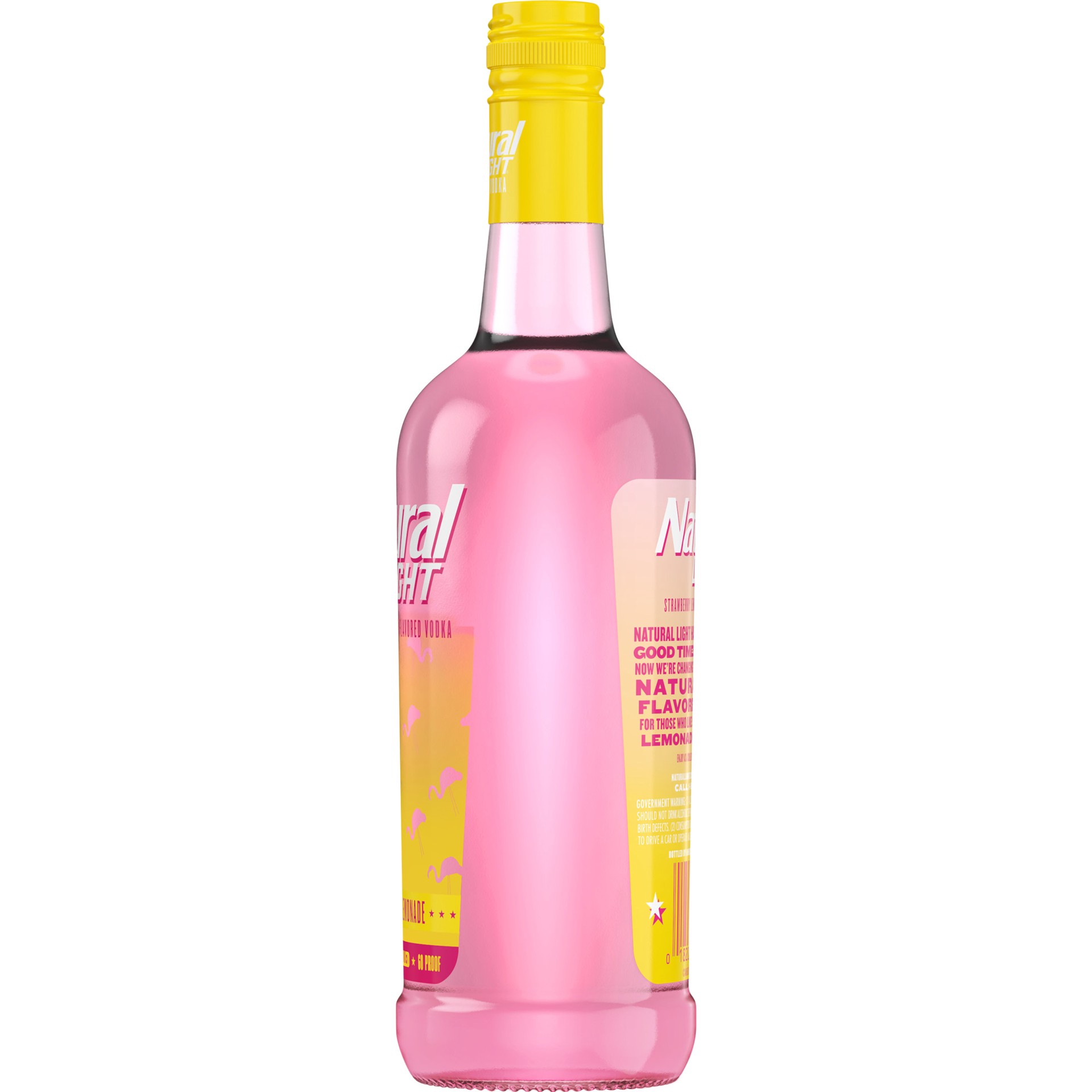 slide 1 of 7, Natural Light Vodka, Strawberry Lemonade Flavored Vodka, 750 mL Bottle, 750 ml