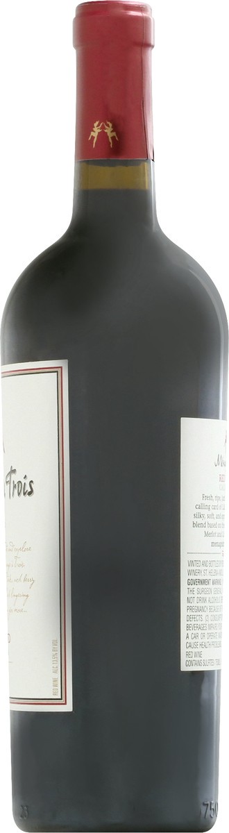 slide 8 of 9, Menage a Trois Red Blend Wine - 750ml Bottle, 750 ml
