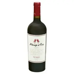 Menage a Trois California Red Blend Red Wine, 750mL Wine Bottle, 13.75% ABV