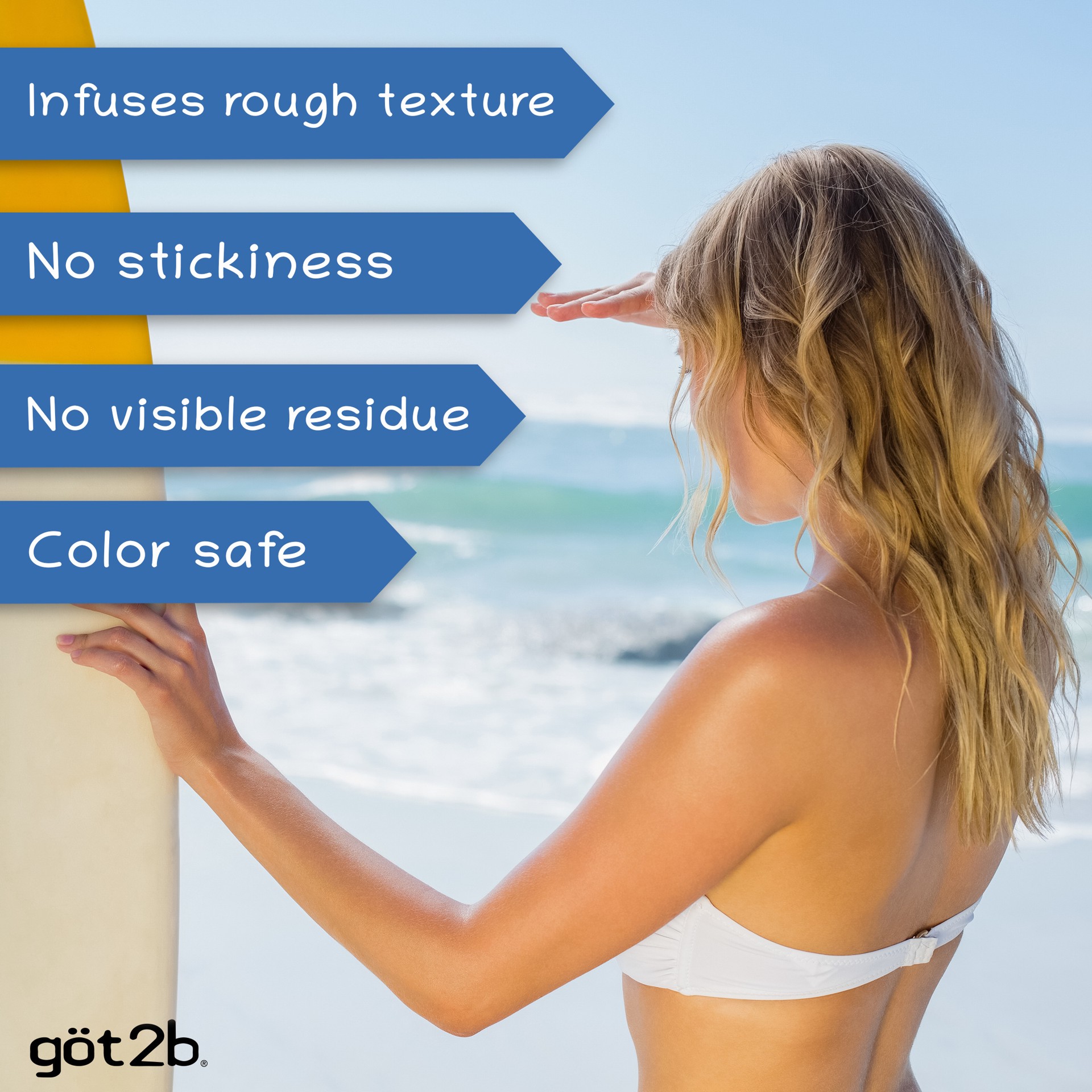 slide 2 of 3, göt2b Beach Trippin' Salt Spray, Hair Spray, 6.8 fl oz, 6.80 fl oz