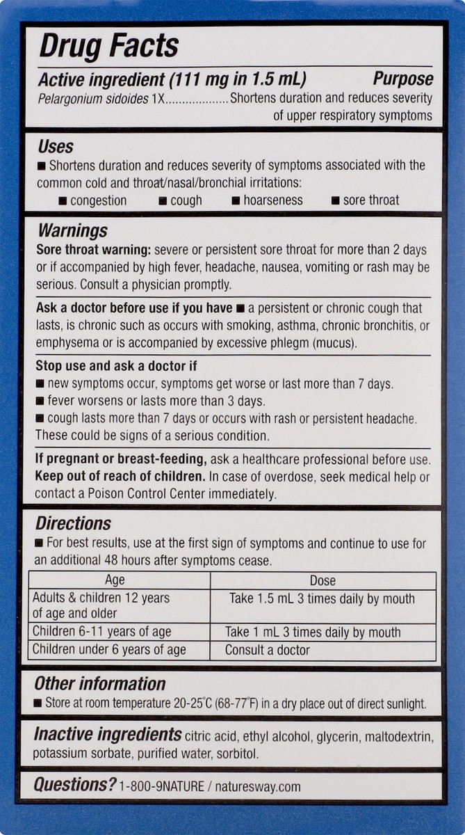 slide 6 of 6, Nature's Way Umcka ColdCare 1 fl oz, 1 fl oz