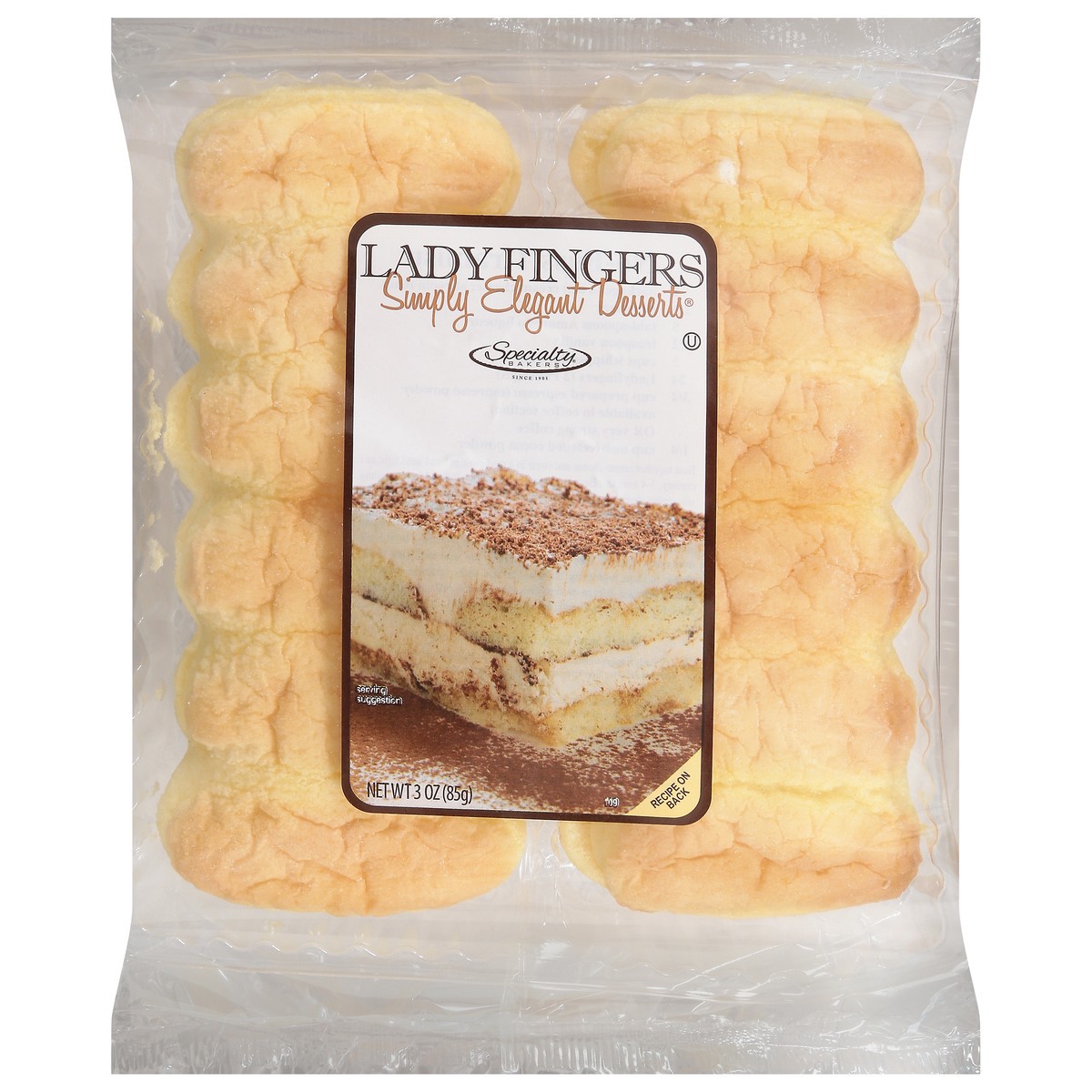 slide 4 of 14, Specialty Bakers Simply Elegant Lady Fingers Desserts 3 oz, 3 oz