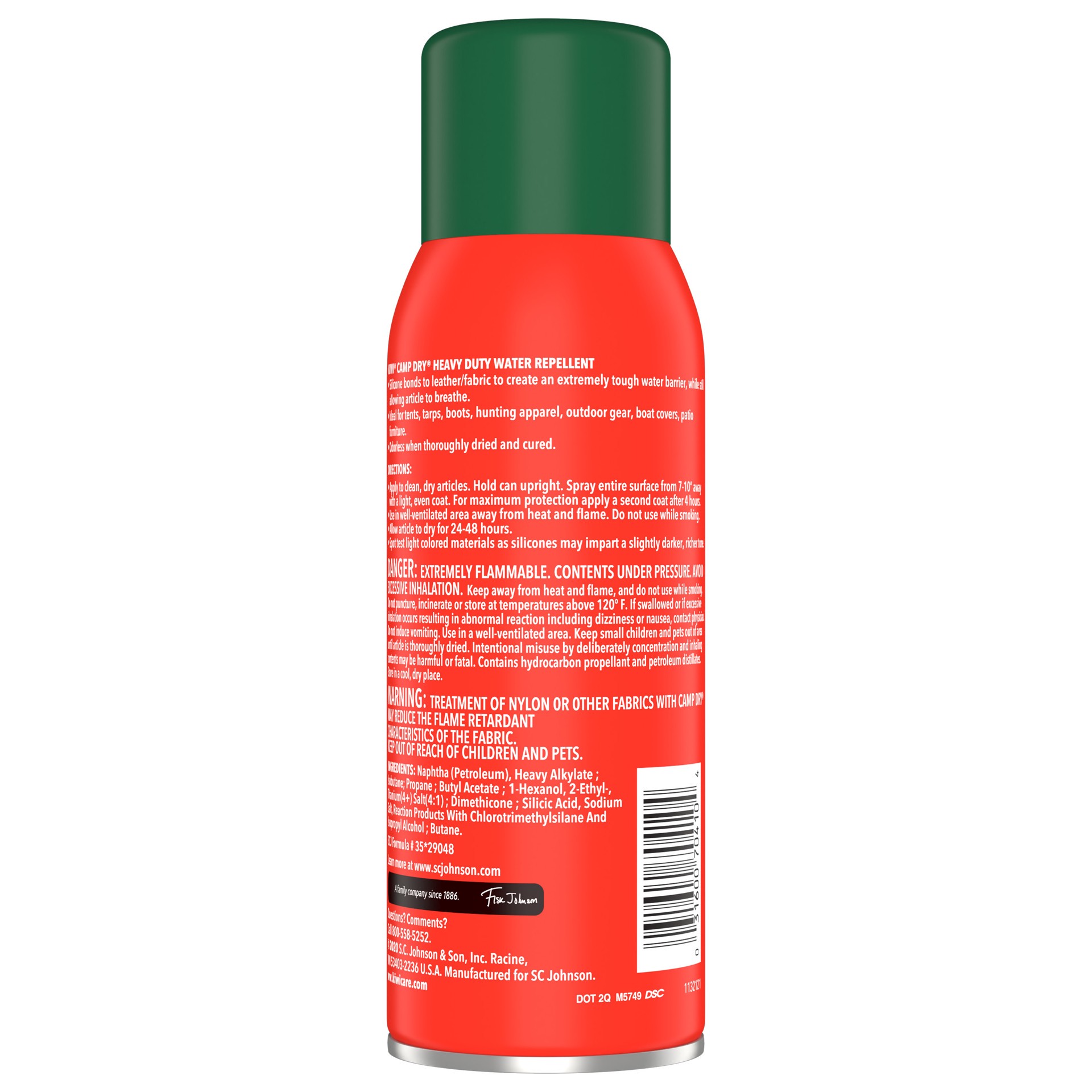 slide 3 of 5, KIWI Camp Dry Heavy Duty Water Repellent, 10.5 oz