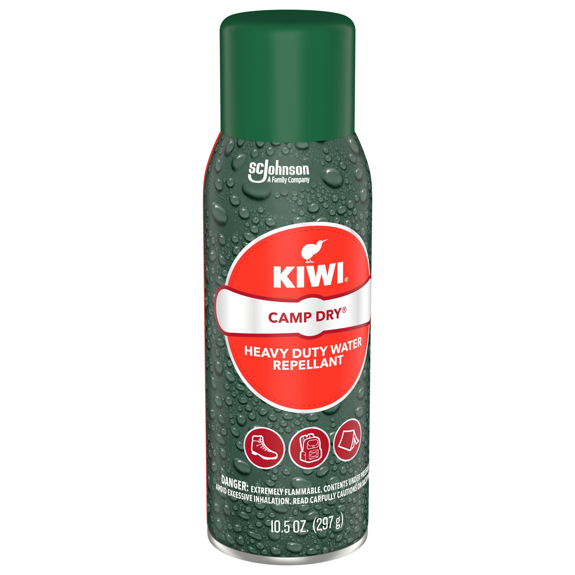 slide 2 of 5, KIWI Camp Dry Heavy Duty Water Repellent, 10.5 oz