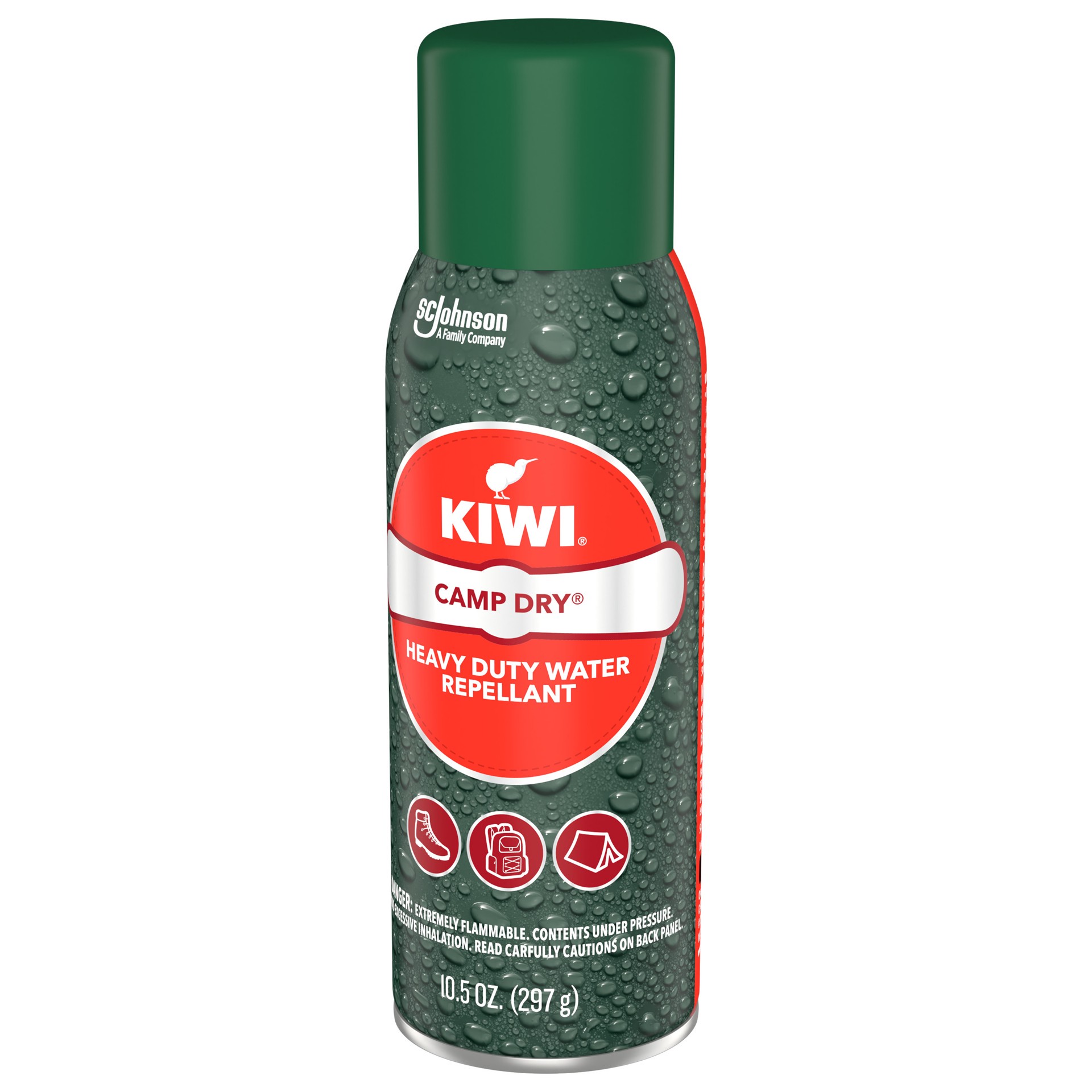 slide 5 of 5, KIWI Camp Dry Heavy Duty Water Repellent, 10.5 oz