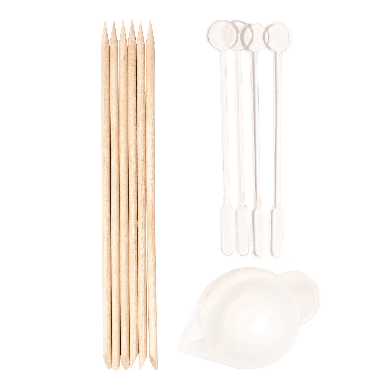 slide 2 of 2, Blue Moon Studio Uv Resin Craft Mixing Kit, 4 plastic stir sticks