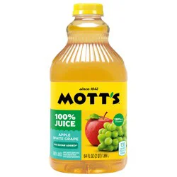 Mott's 100% Apple White Grape Juice - 64 fl oz