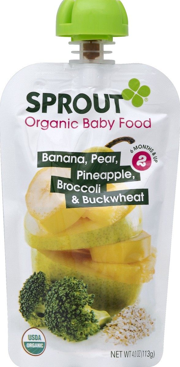 slide 2 of 2, Sprout Baby Food 4 oz, 4 oz