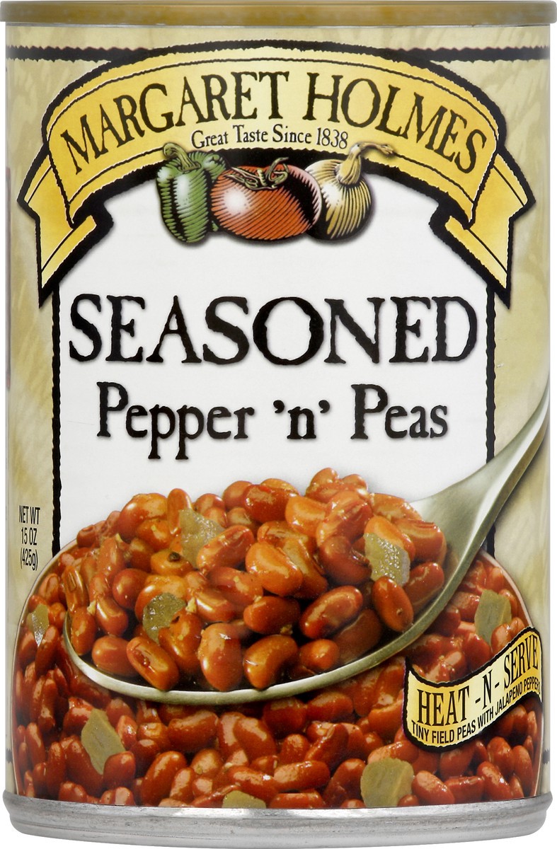 slide 3 of 6, Margaret Holmes Real Southern Style Seasoned Pepper n Peas 15 oz, 15 oz