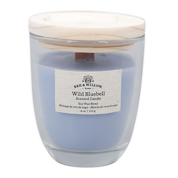 slide 1 of 3, Bee & Willow Home Wild Bluebell Glass Candle, 4.5 oz