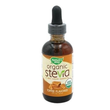 slide 1 of 1, Nature's Way Organic Stevia Toffee Flavored Drops, 2 fl oz