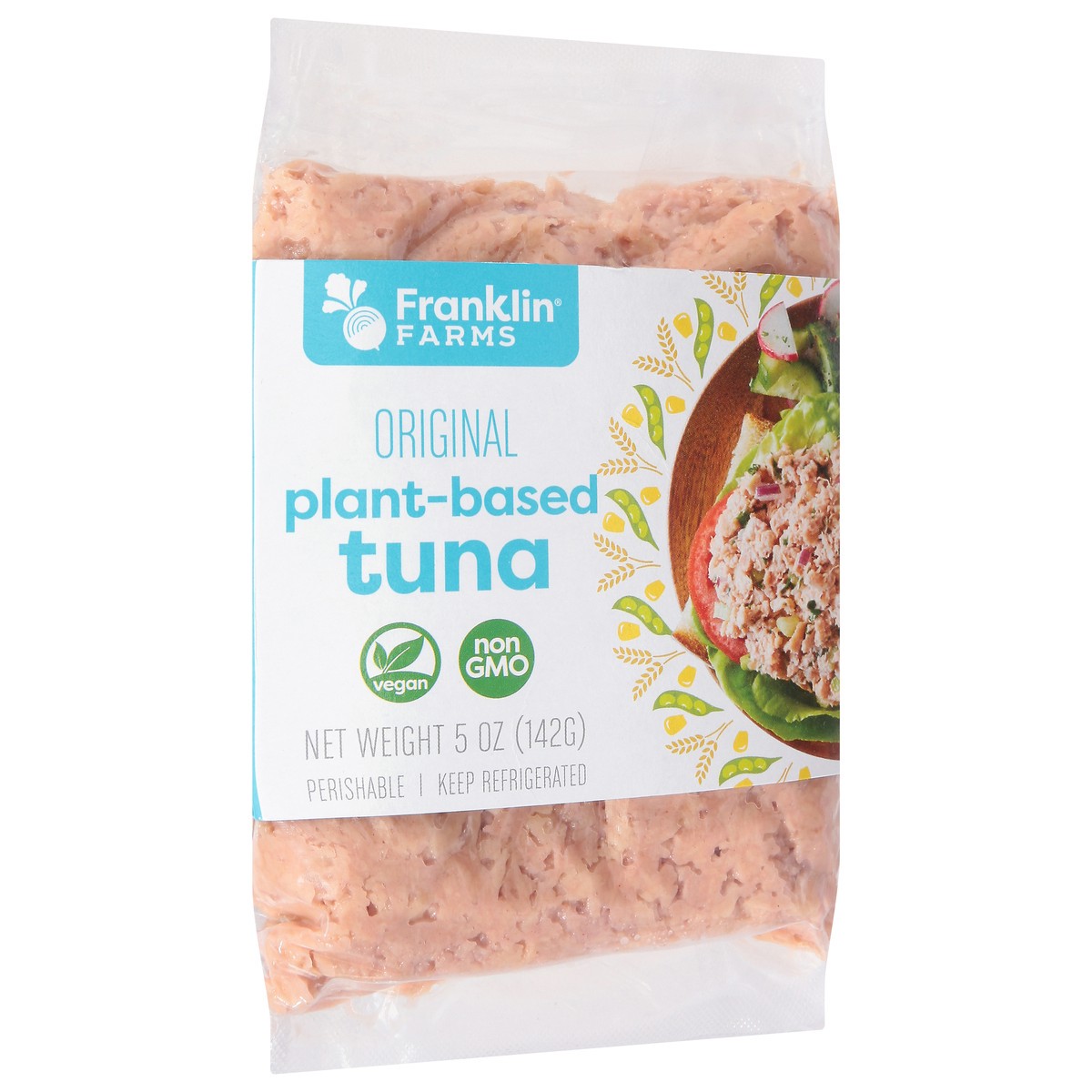 slide 2 of 9, Franklin Farms Plant-Based Original Tuna 5 oz, 5 oz