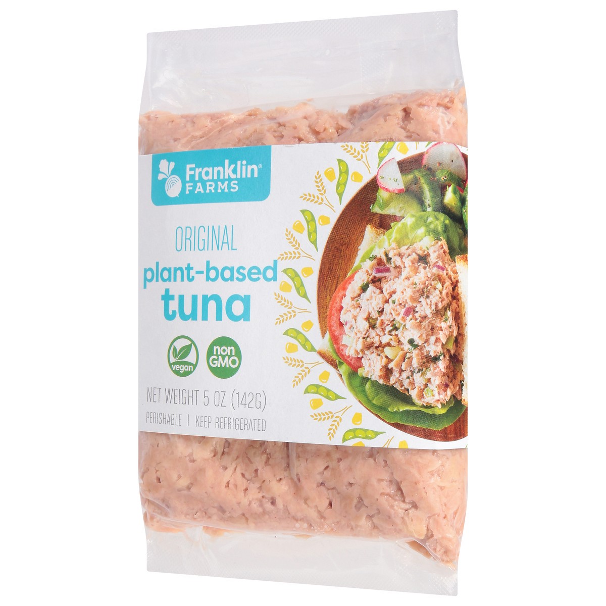 slide 5 of 9, Franklin Farms Plant-Based Original Tuna 5 oz, 5 oz