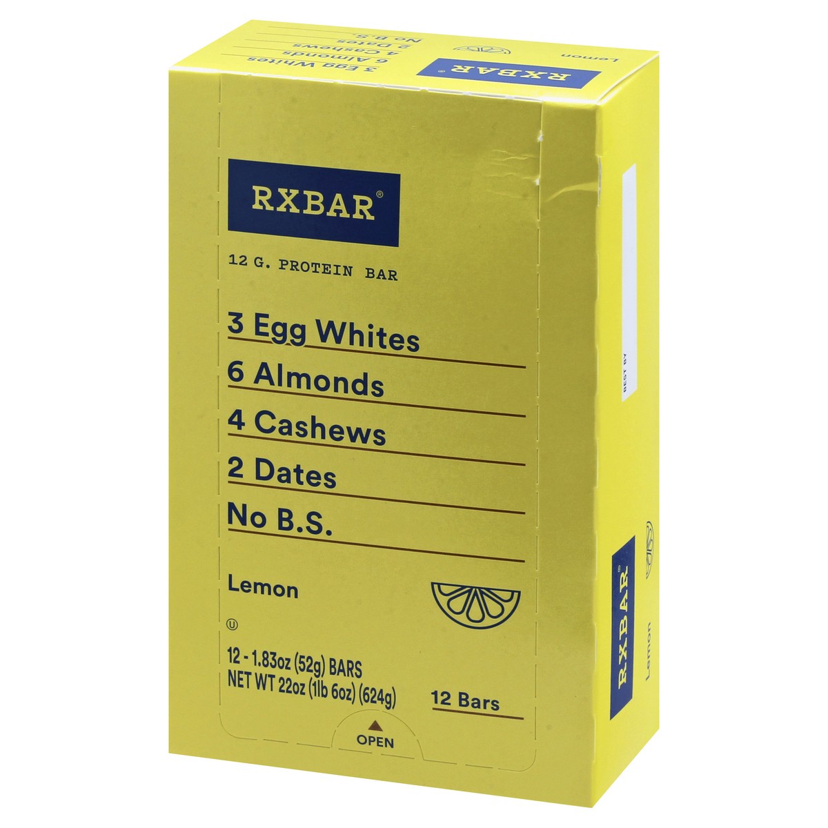slide 2 of 13, RXBAR Protein Bars, Lemon, 22 oz, 12 Count, 22 oz