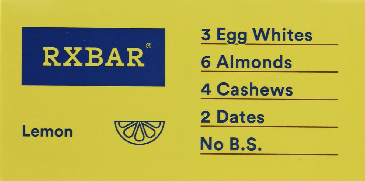 slide 6 of 13, RXBAR Protein Bars, Lemon, 22 oz, 12 Count, 22 oz